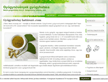 Tablet Screenshot of gyogynovenyhatarozo.com